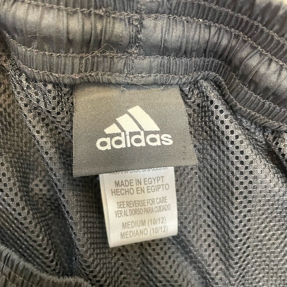 ADIDAS Black Splash Pants with 3 Stripes - Picture 4 of 5